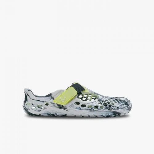 BAREFOOT SHOES ULTRA BLOOM JUNIORS-OBSIDIAN WHITE